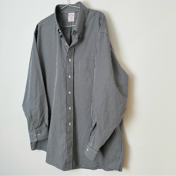 Brooks Brothers Madison plaid button down shirt - Picture 5 of 6
